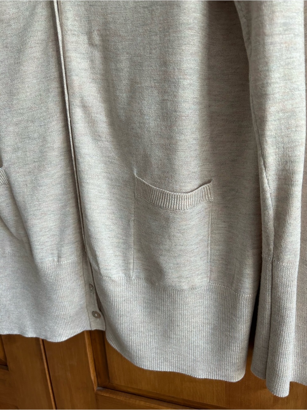 Grace Elements Tan button-up Cardigan Size L - Picture 6 of 6
